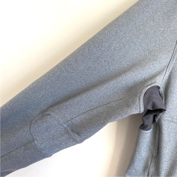 LULULEMON Mens XL Full Zip Stretch Vented Track Jacket Gray - Picture 5 of 9